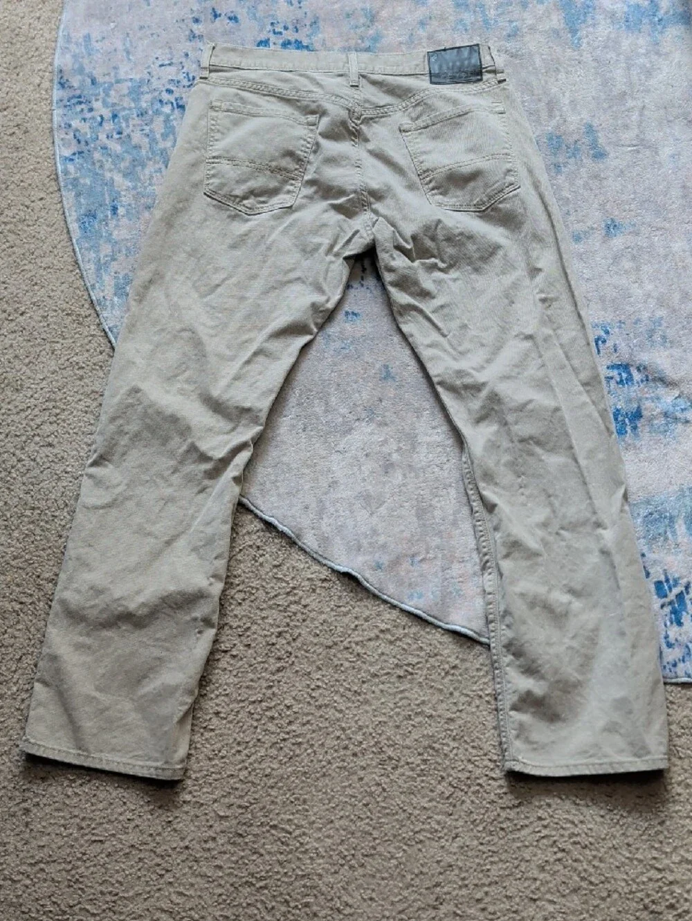 Levi's 218 Slim Straight Fit Pants in Khaki Men's 33x32